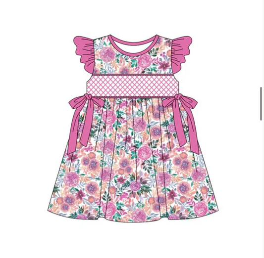 Preorder Moq 5 Baby Girls Dress Knee Length Dresses