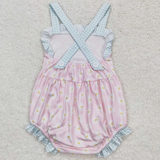 Baby Infant Girls Romper Flower Straps Rompers SR1182