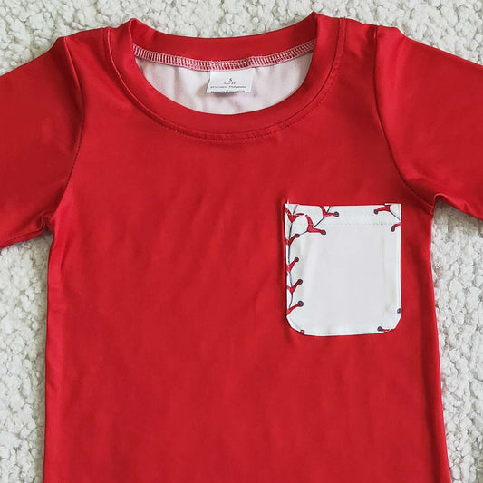 New Summer Baby Boy Clothes Sets Baseball Boys Boutique Clothing Outfits BSSO0022 5.15