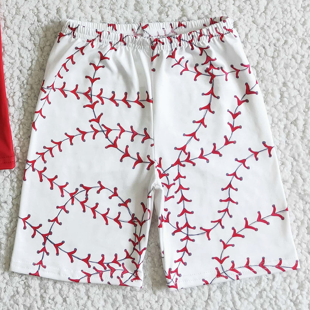 New Summer Baby Boy Clothes Sets Baseball Boys Boutique Clothing Outfits BSSO0022 5.15