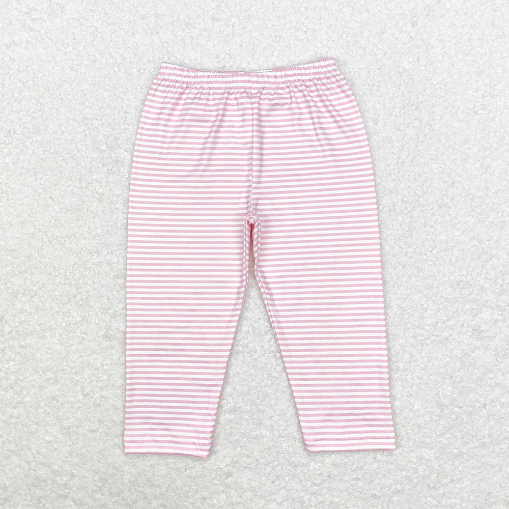 Baby Girls Pants Pink Stripes Legging Pants Bottoms P0625