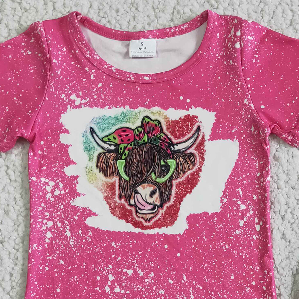 Cute Girls Summer Clothes Set Short Sleeve Shorts Boutique Baby Girls Clothing Outfits GSSO0074