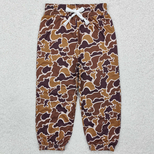 Baby Boys Pants Coffee Hunting Camo Bottoms Jogger Pants P0669