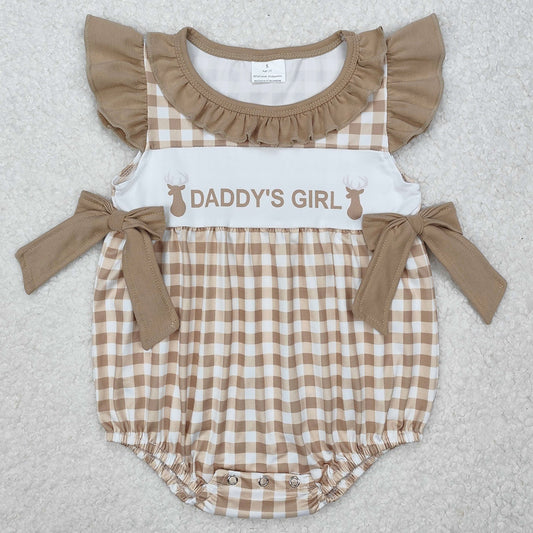 Baby Infant Boys Rompers Daddy's Boy Deer Bows Rompers SR2300 SR2299