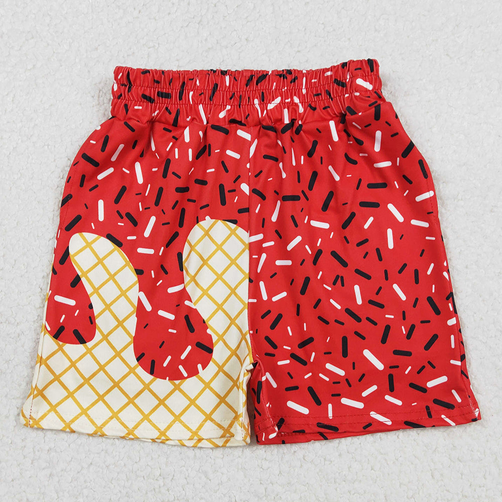 Baby Boys Shorts Red Sprinkle Drip Team Shorts Bottom SS0776 1.2