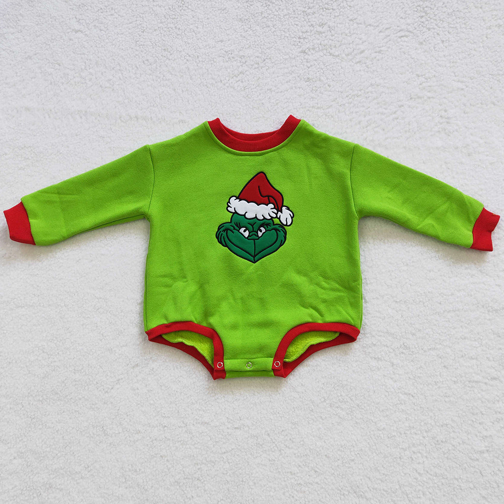 Baby Kids Romper Christmas Sweater Green Rompers LR0277