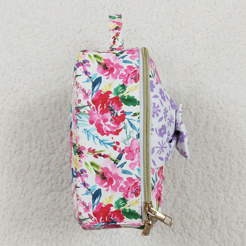 Fashion Baby Kids Girls Flowers Bows Lunch Dinnder Picnic Thermal Bags BA0102
