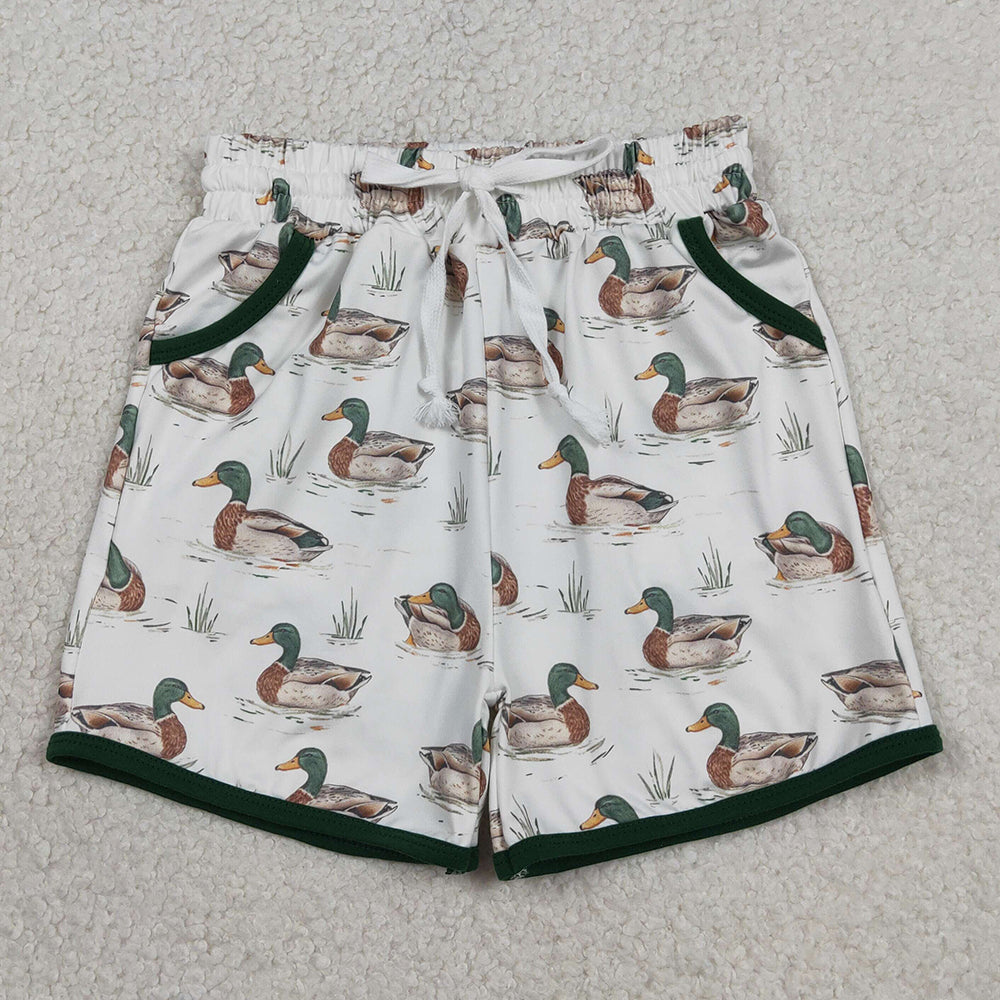 Baby Boys Shorts Ducks Hunting Pockets Shorts Bottom SS0677