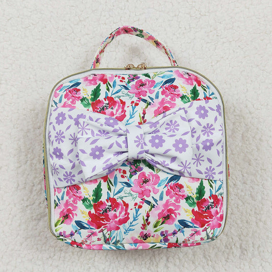 Fashion Baby Kids Girls Flowers Bows Lunch Dinnder Picnic Thermal Bags BA0102