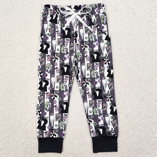 Baby Boys Pants Halloween Black Stripes Ghost Pants P0480