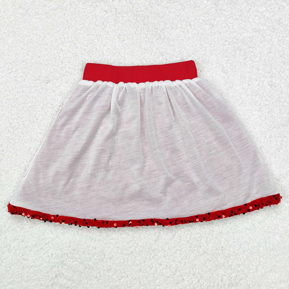 Baby Girls Sequin Skirt Red Color Skirts Bottoms GLK0027