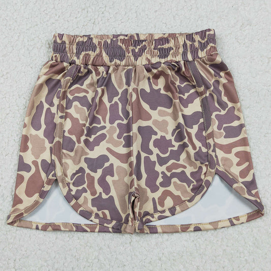 Baby Girls Shorts Brown Camo Summer Shorts Bottoms SS0373