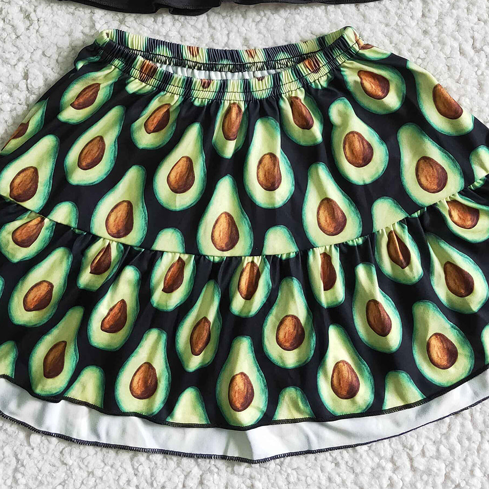 New Design Baby Girls Clothes Summer Kids Clothes Girls Sleeveless Top+Skirt Outfits GSD0081