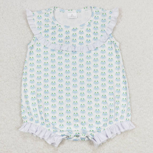 Baby Infant Girls Romper Crabs Sleeveless Rompers SR1435