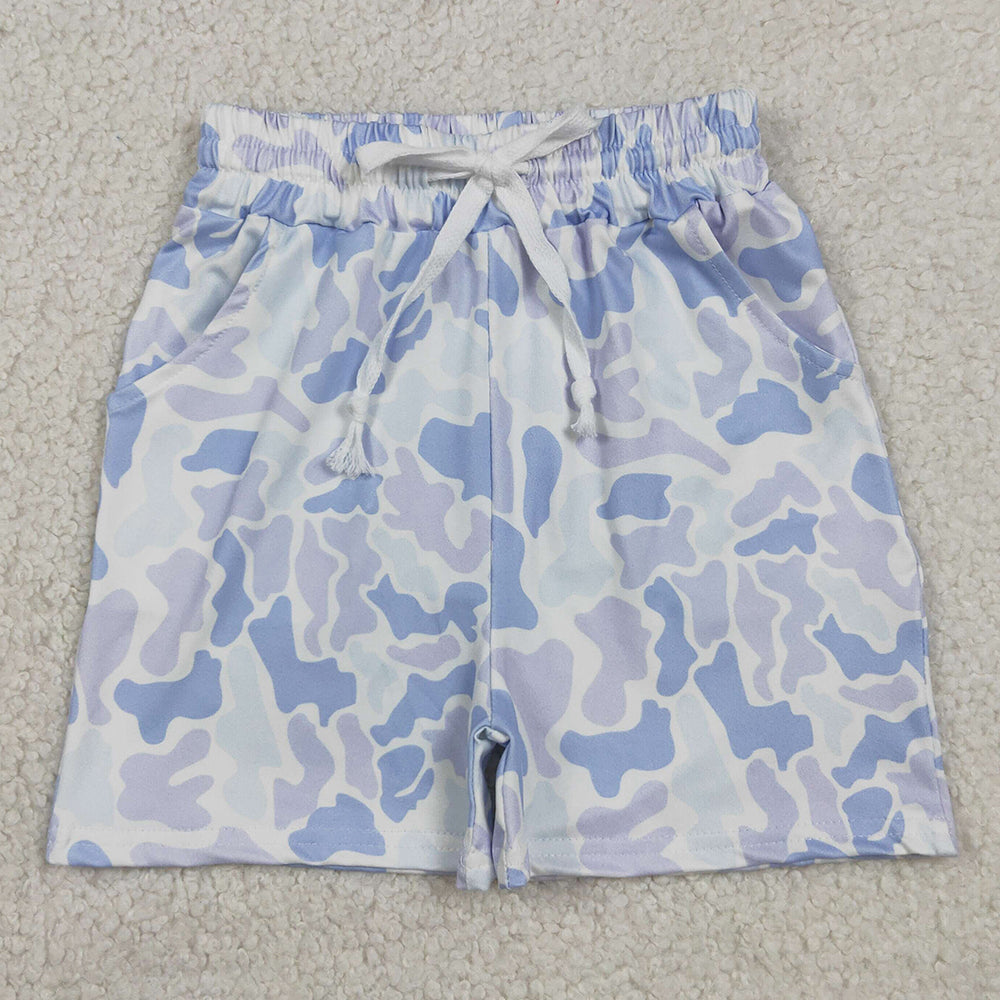 Baby Boys Shorts Southern Blue Camo Pockets Shorts Bottom SS0886