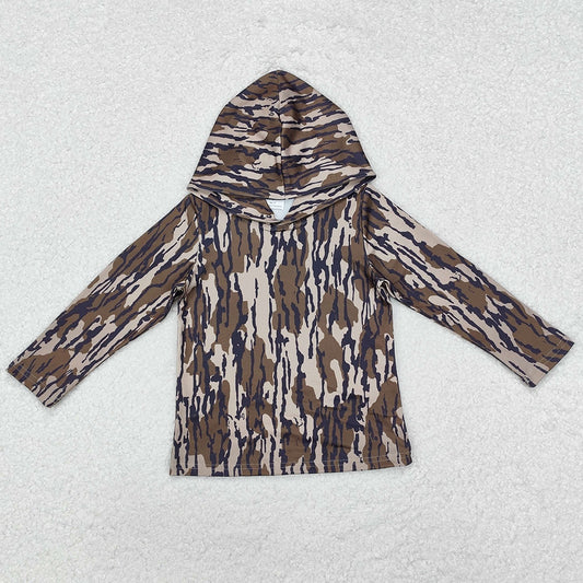 Baby Boys Clothes Hoodies Tops Bottomland Camo Long Sleeve Hooded Tops BT0920