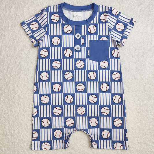Baby Infant Boys Rompers Baseball Pockets Rompers SR2313 3.7