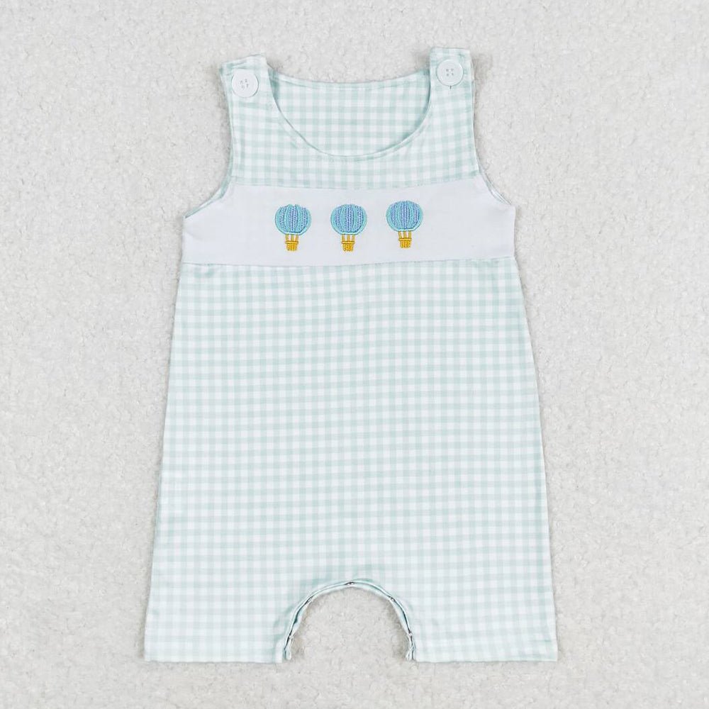 Infant Baby Boys Rompers Blue Hot Balloons Rompers SR1405