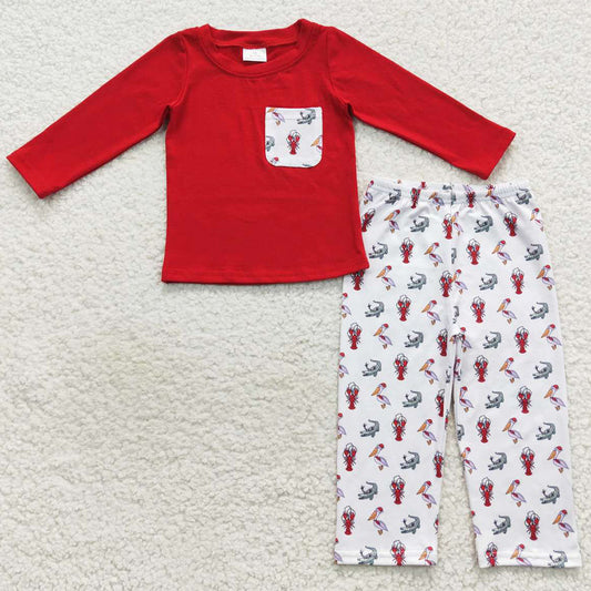 Cute Baby Boys Clothes Long Sleeve Fall Winter Outfits GLP0707 BLP0300 11.13