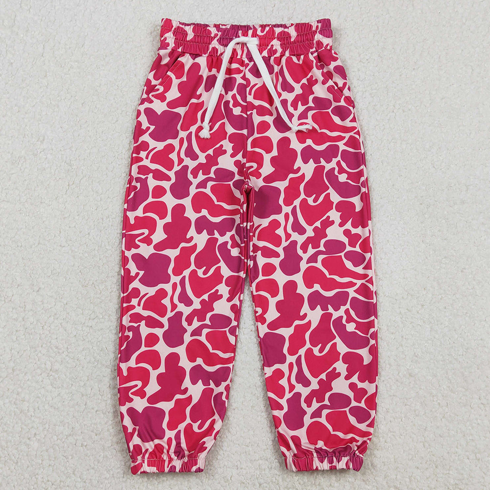Baby Girls Pants Southern Hot Pink Camo Pockets Jogger Pant Bottoms P0696