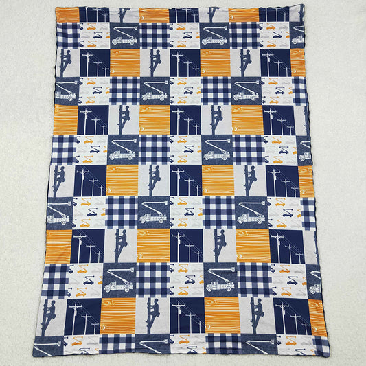 Baby Kids Blankets Power Tower Minky Blankets BL0075 10.14