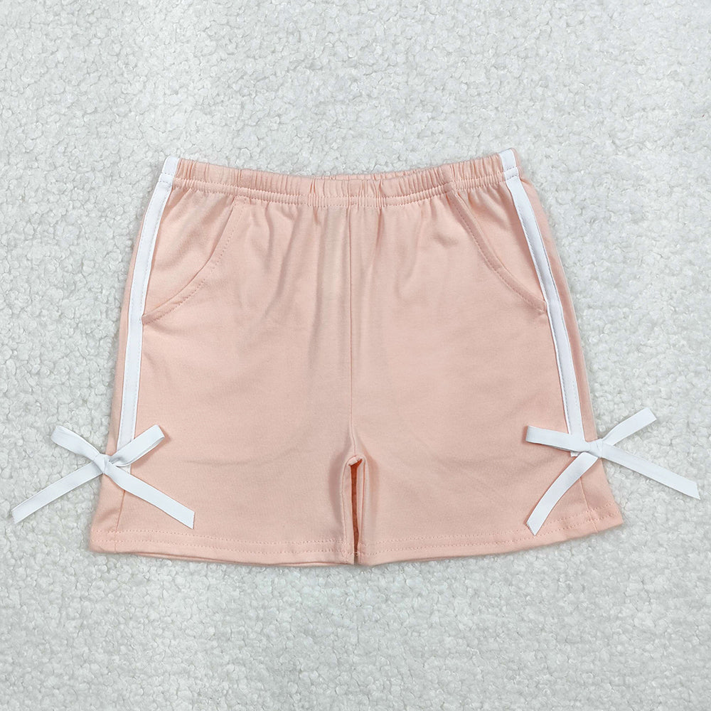 Baby Girls Shorts Pink Cotton Bows Sports Shorts Bottoms SS0425 3.7