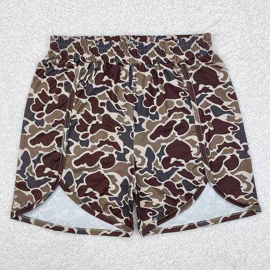 Adult Women Shorts Green Camo Summer Shorts SS0367