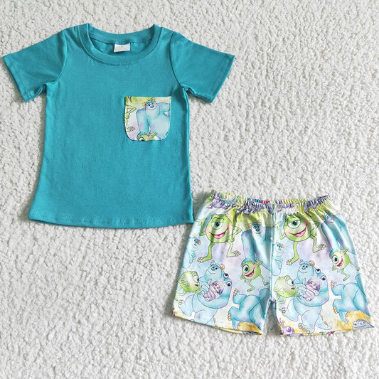 Boutique Boys Clothing Summer Kids Clothes Boys Outfits BSSO0021