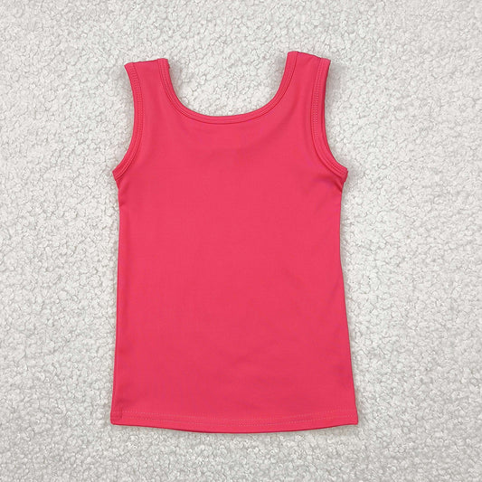 Baby Girls Yoga Vest Pink Sleeveless Yoga Tee Shirts Vests GT0991 4.9