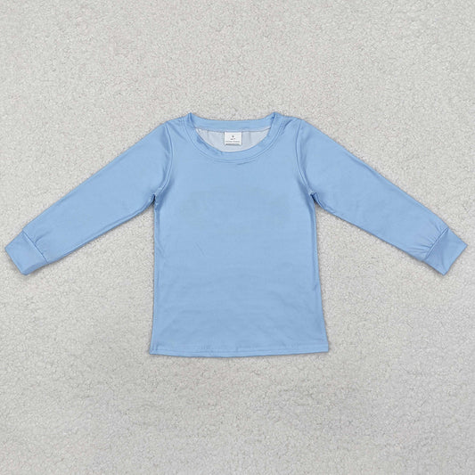 Baby Boys Clothes Top Blue Fishing Long Sleeve Tee Shirts Tops BT0952