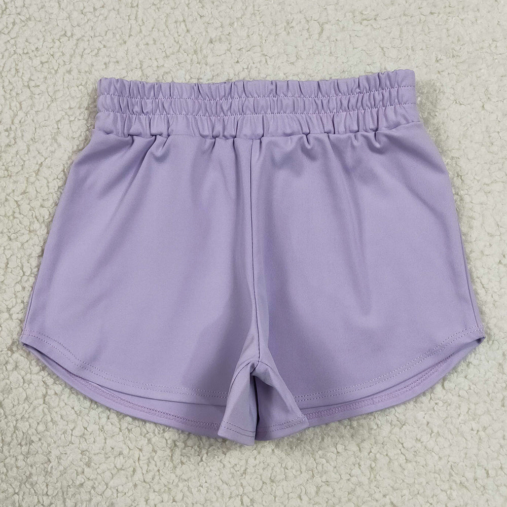 Baby Girls Lavender Yoga Active Sport Shorts Bottom SS0895