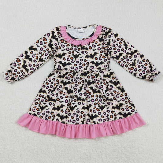 Baby Girls Dress Halloween Leopard Bats Knee Length Dresses GLD1224 9.1