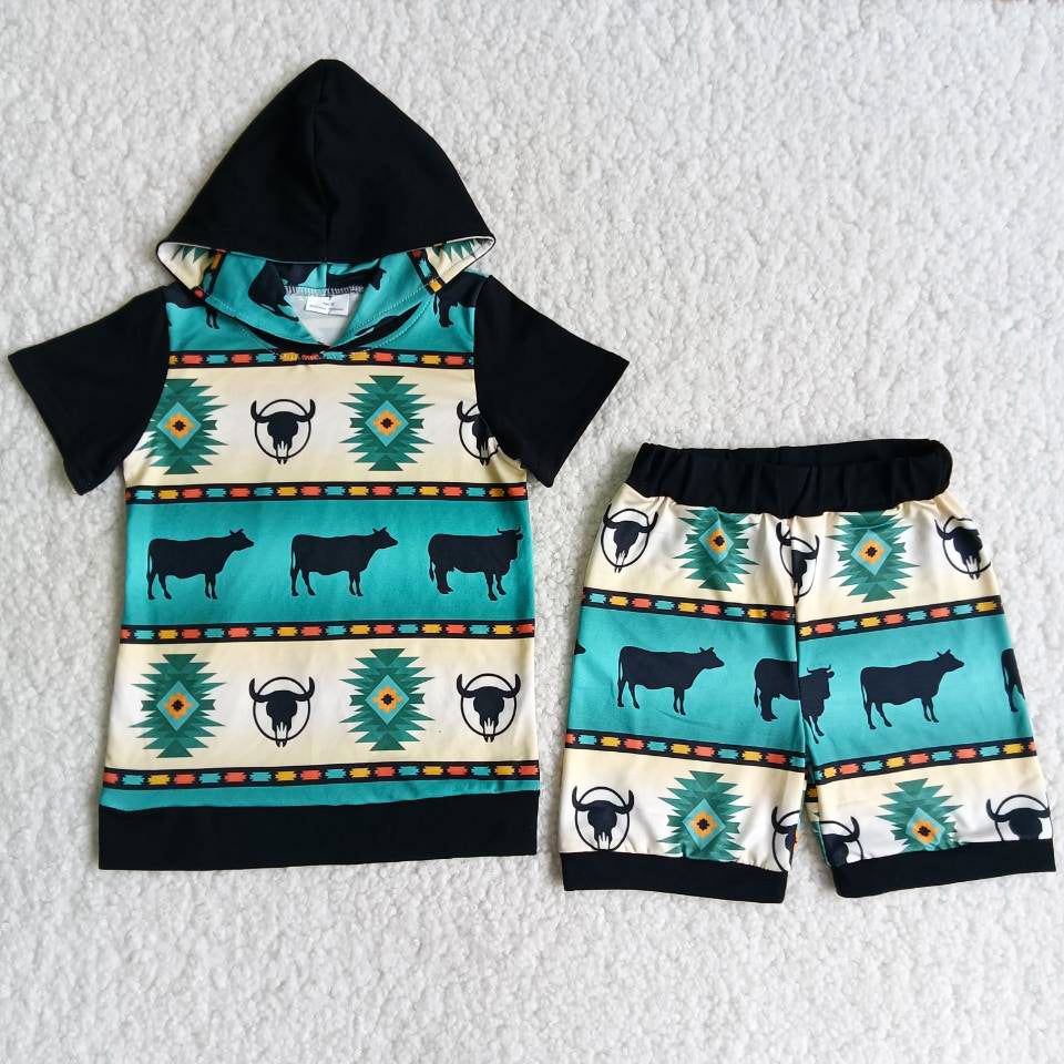 Hot Sale Kids Clothes Boys Hoodies Set Boutique Toddler Boys Clothes B4-1 5.15