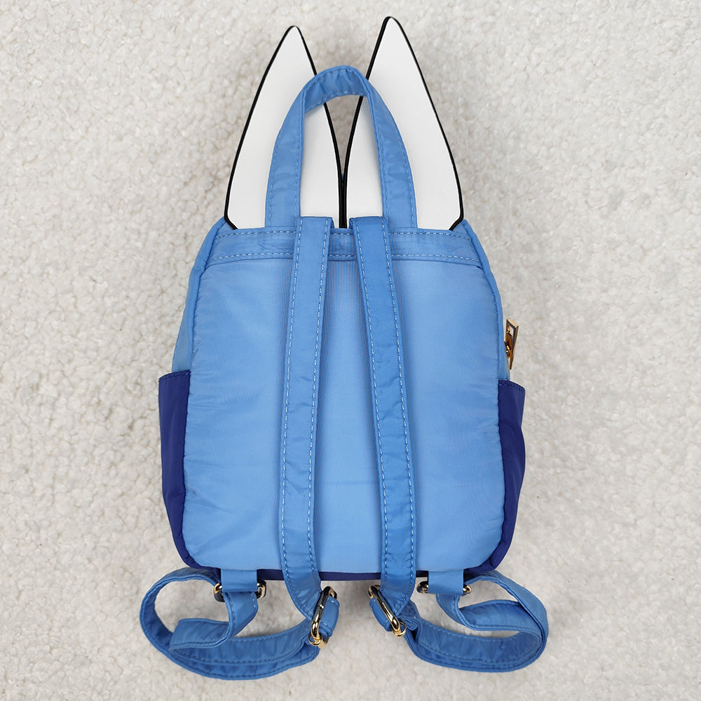 Baby Kids Bags Cute Blue Dog Ears Backpacks Bags BA0281