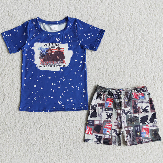 Hot Sale Baby Boys Clothes Set Kids Clothes Boy Outfit B1-2