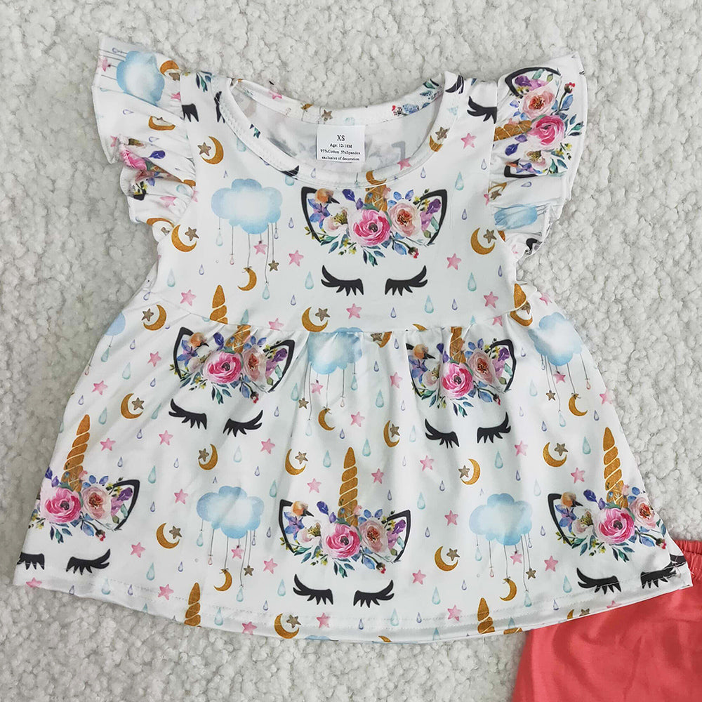 Fashion Baby Girl Clothes Summer Boutique Kids Clothing Girls Outfits A15-11