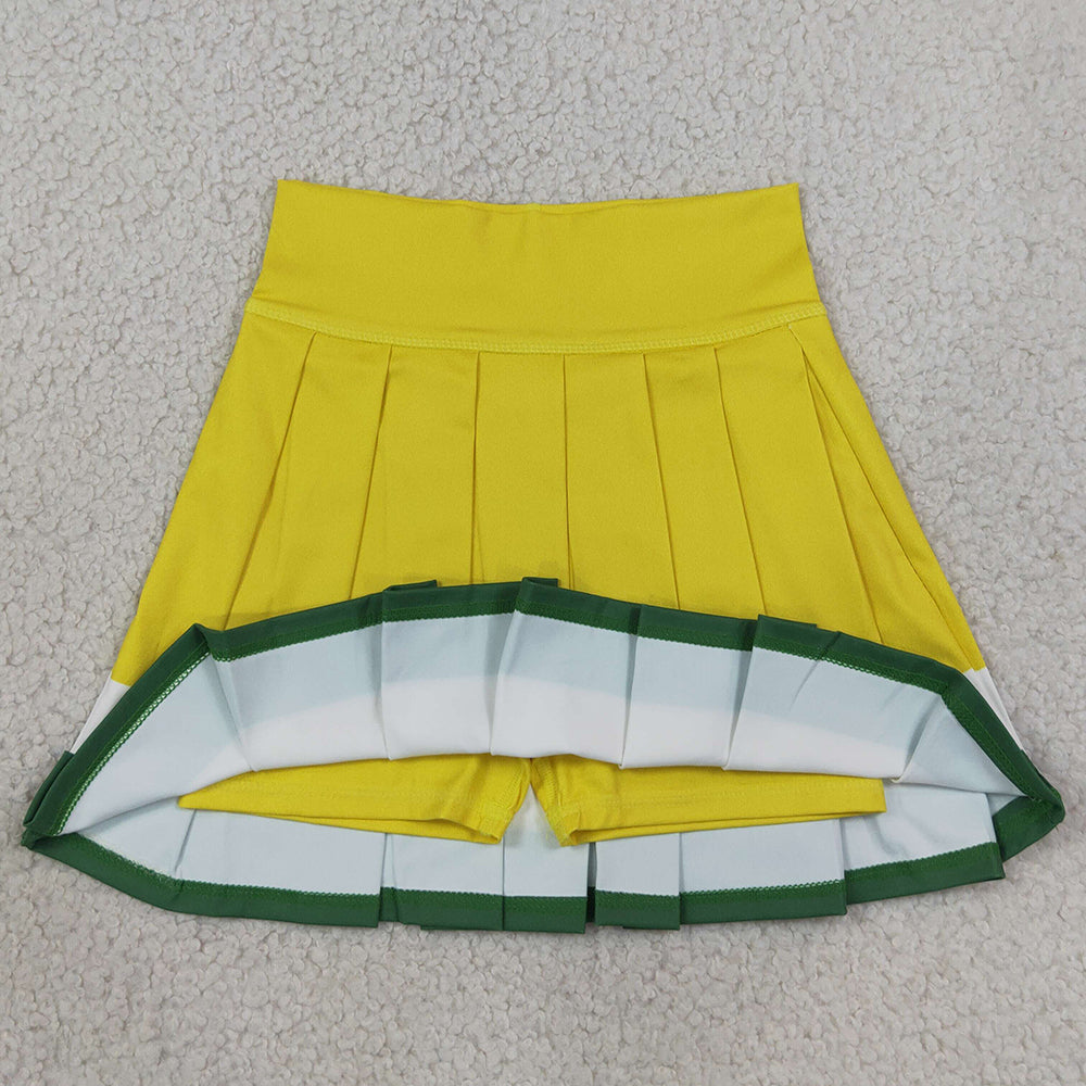 Baby Girls Skirts Yellow Green White Yoga Active Pleated Skirt Short Bottoms GLK0319