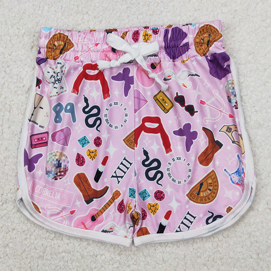 Baby Girls Shorts Lavender Singer Butterfly Shorts Bottoms SS0419 3.27