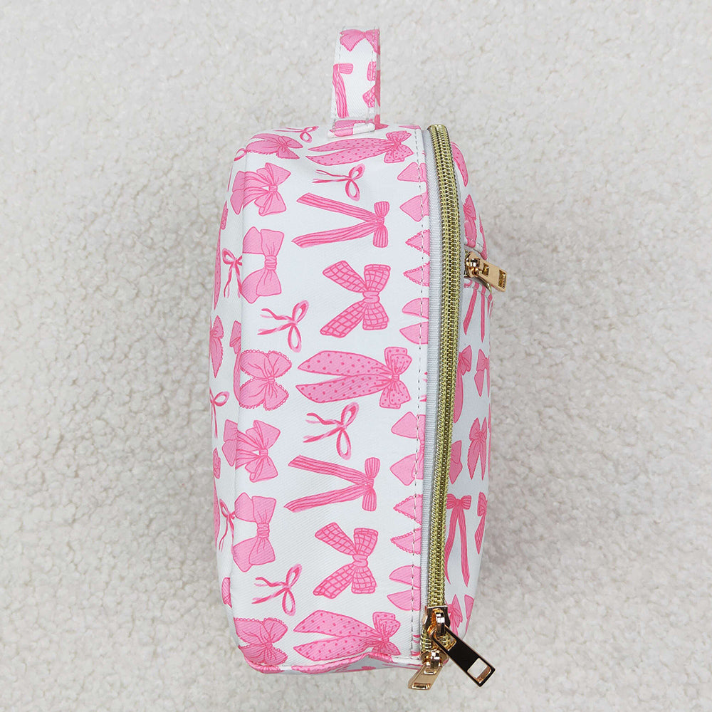 Baby Girls Lunch Boxes Pink Bows Lunch Dinner Picnic Box Bags BA0284 9.2
