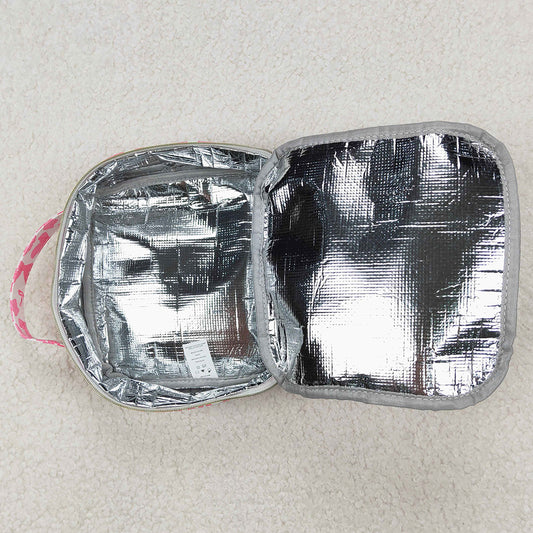 Baby Girls Lunch Boxes Pink Bows Lunch Dinner Picnic Box Bags BA0284 9.2