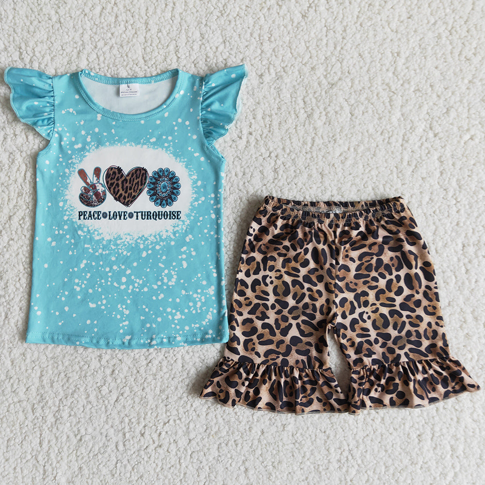 Fashion Baby Girl Clothes Short Sleeve Summer Kids Clothes Girls Outfit A15-2