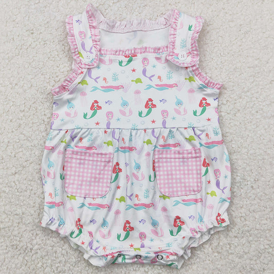 Toddler Baby Girls Rompers Bubbles Straps Rompers SR2880