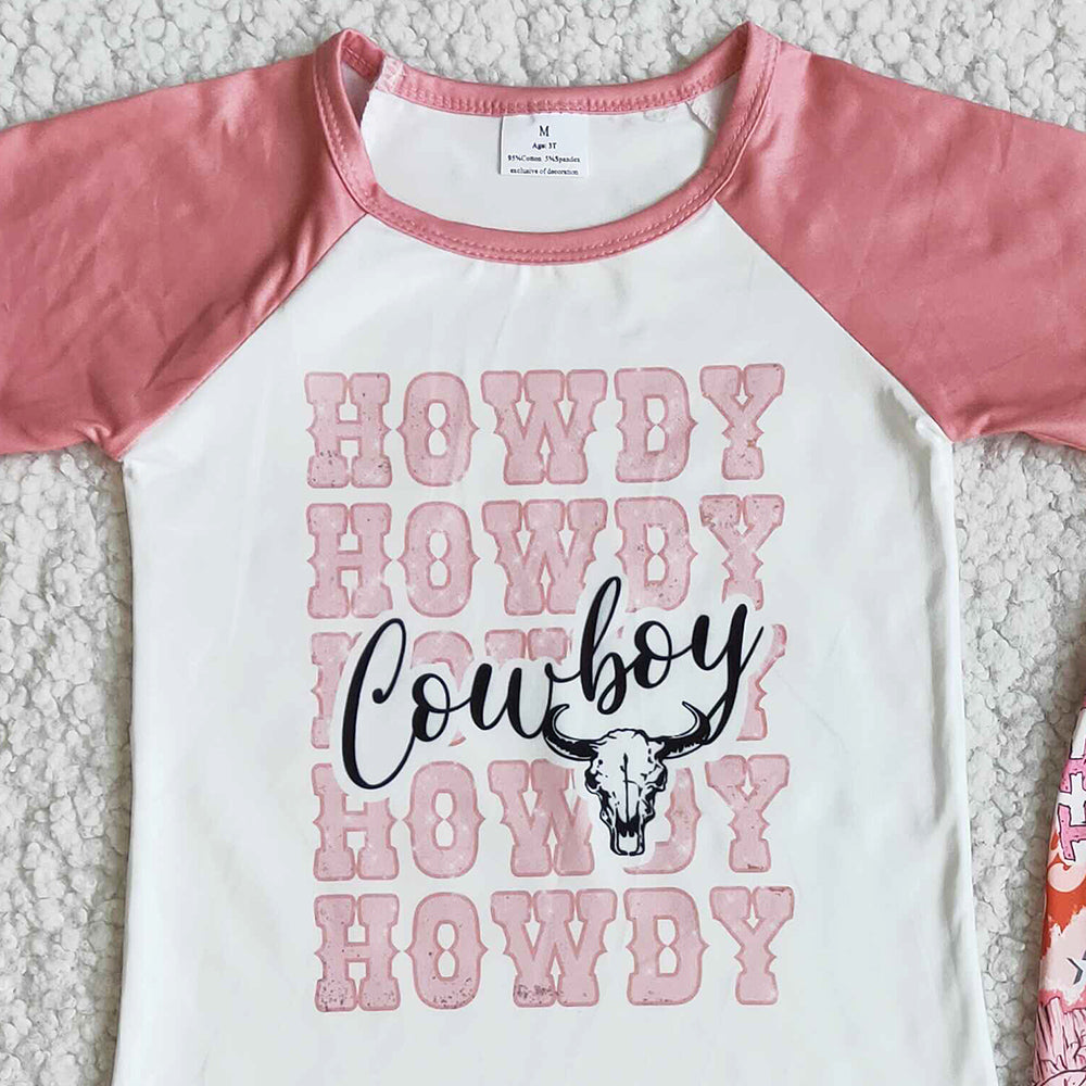 Kids Clothes Girls Boutique Outfits Western Style Toddler Girl Clothes Set E13-18 4.1