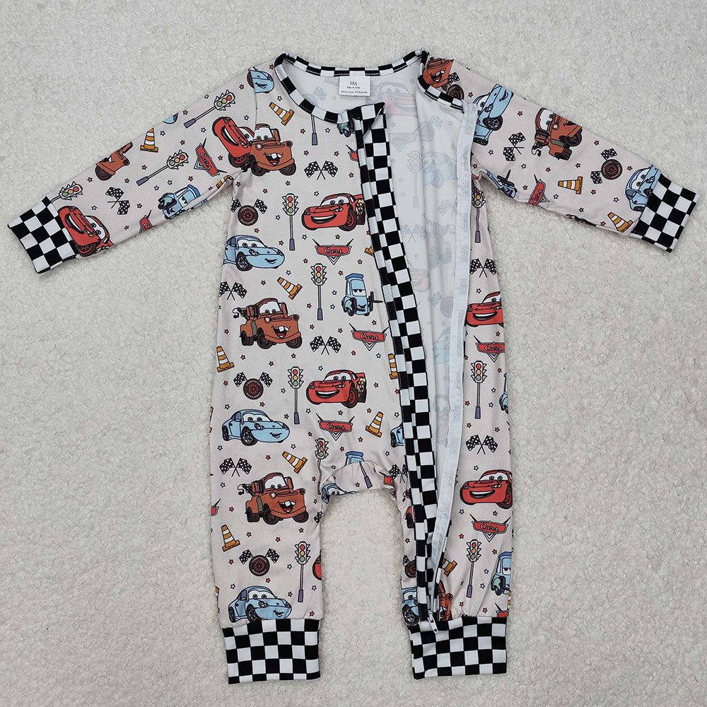 Baby Infant Boys Rompers Flag Zip Rompers LR2160