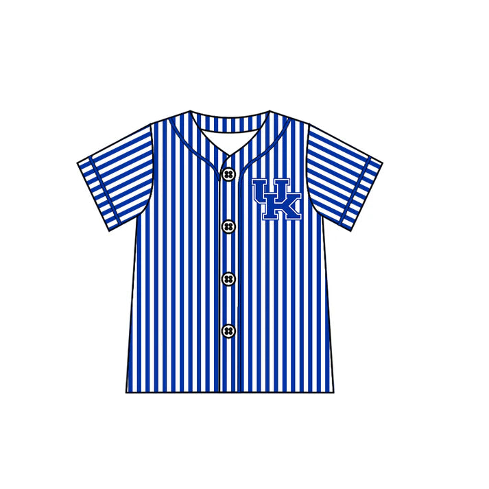 preorder(moq 5) Baby Boys UK Team Blue Stripes Shirts 7.26