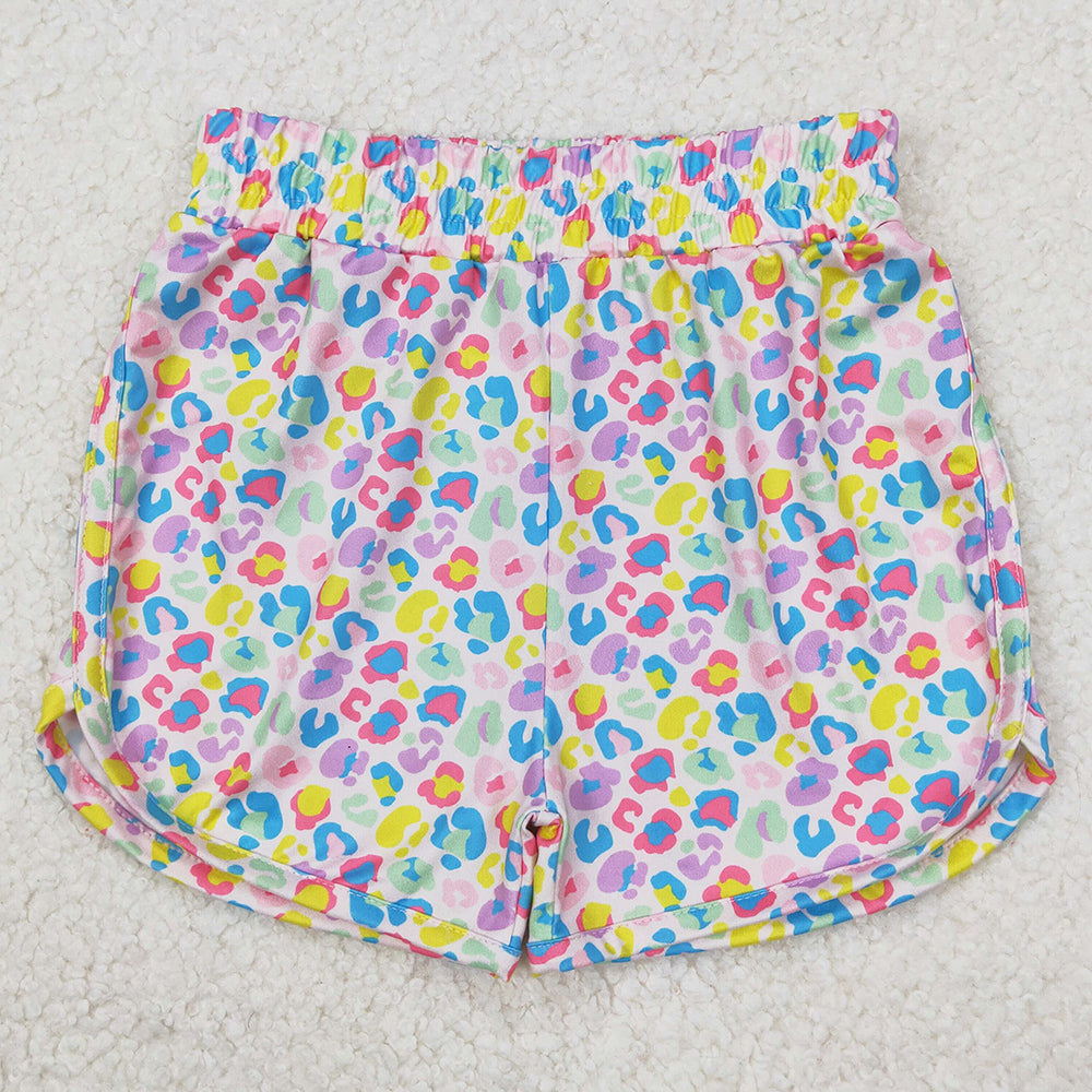 Baby Girls Shorts Colorful Leopard Sport Shorts Bottoms SS0475 3.20