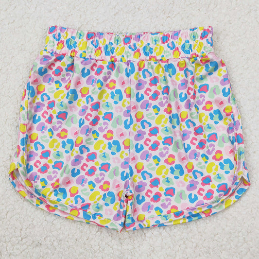 Baby Girls Shorts Colorful Leopard Sport Shorts Bottoms SS0475 3.20