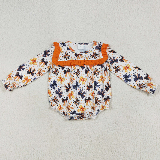 Baby Girls Rompers Halloween Colorful Bows Stars Ruffle Rompers LR2207 7.9