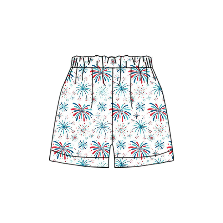 Preorder(moq 5) Baby Boys Fireworks Sports Shorts 5.10