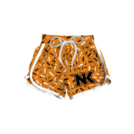 Preorder(moq 5) Baby Girls Orange NK Sprinkles Team Sports Shorts 7.22